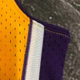 2000 LAKERS O‘NEAL #34 Yellow Retro Top Quality Hot Pressing NBA Jersey(V领)