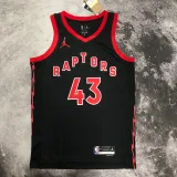2022-23 RAPTORS SIAKAM #43 Black red Top Quality Hot Pressing NBA Jersey (Trapeze Edition)