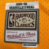 2000 LAKERS O‘NEAL #34 Yellow Retro Top Quality Hot Pressing NBA Jersey(V领)