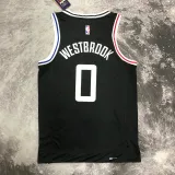 2022-23 Clippers WESTBROOK #0 Black City Edition Top Quality Hot Pressing NBA Jersey