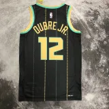 2022-23 HORNETS OUBRE JR. #12 Black City Edition Top Quality Hot Pressing NBA Jersey