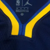 2022-23 WARRIORS POOLE #3 Dark blue Top Quality Hot Pressing NBA Jersey (Trapeze Edition)