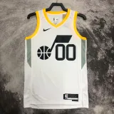 2022-23 JAZZ CLARKSON #00 White Top Quality Hot Pressing NBA Jersey