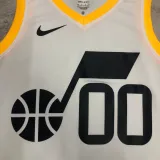 2022-23 JAZZ CLARKSON #00 White Top Quality Hot Pressing NBA Jersey