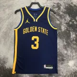 2022-23 WARRIORS POOLE #3 Dark blue Top Quality Hot Pressing NBA Jersey (Trapeze Edition)