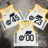 2022-23 JAZZ CLARKSON #00 White Top Quality Hot Pressing NBA Jersey
