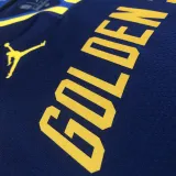 2022-23 WARRIORS POOLE #3 Dark blue Top Quality Hot Pressing NBA Jersey (Trapeze Edition)