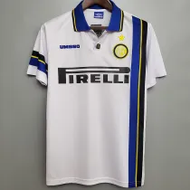 1997-1998 INT Away White Retro Soccer Jersey
