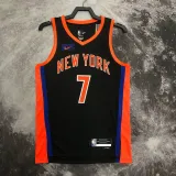2022-23 KNICKS ANTHONY #7 Black City Edition Top Quality Hot Pressing NBA Jersey