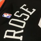 2022-23 KNICKS ROSE #4 Black City Edition Top Quality Hot Pressing NBA Jersey