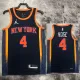 2022-23 KNICKS ROSE #4 Black Top Quality Hot Pressing NBA Jersey (Trapeze Edition) 飞人版