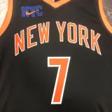 2022-23 KNICKS ANTHONY #7 Black City Edition Top Quality Hot Pressing NBA Jersey