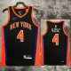 2022-23 KNICKS ROSE #4 Black City Edition Top Quality Hot Pressing NBA Jersey