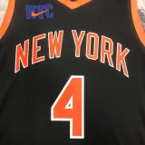 2022-23 KNICKS ROSE #4 Black City Edition Top Quality Hot Pressing NBA Jersey