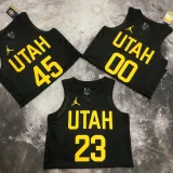 2022-23 JAZZ MITCHELL #45 Black Top Quality Hot Pressing NBA Jersey (Trapeze Edition)