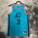 SUNS Paul #3 Blue Top Quality Hot Pressing NBA Jersey