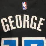 2022-23 OKC GEORGE #13 Black Top Quality Hot Pressing NBA Jersey