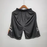 2020-21 NETS Black City Edition Top Quality NBA Pants (涂鸦)