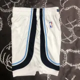 Grizzlies White Edition Top Quality NBA Pants
