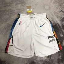 2022-23 NETS White City Edition Top Quality NBA Pants