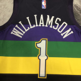 2022-23 Pelicans WILLIAMSON #1 Black City Edition Top Quality Hot Pressing NBA Jersey