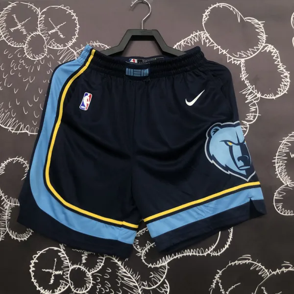 Grizzlies Dark Blue Edition Top Quality NBA Pants