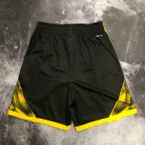 2022-23 WARRIORS Black City Edition Top Quality NBA Pants