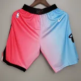 2020-21 HEAT Red City Edition Top Quality NBA Pants (渐变)