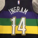2022-23 Pelicans INGRAM #14 Black City Edition Top Quality Hot Pressing NBA Jersey