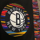2019-20 NETS Black City Edition Top Quality NBA Pants(彩边)