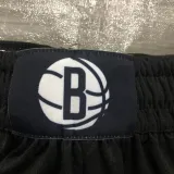 2019-20 NETS Black City Edition Top Quality NBA Pants(彩边)