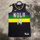 2022-23 Pelicans INGRAM #14 Black City Edition Top Quality Hot Pressing NBA Jersey