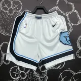 Grizzlies White Edition Top Quality NBA Pants
