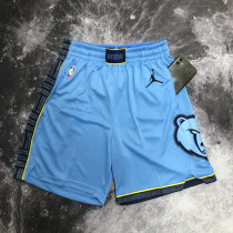 2022-23 Grizzlies Blue Top Quality NBA Pants (Trapeze Edition) 飞人版