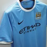 2013-2014 Man City Home Retro Soccer Jersey