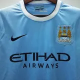 2013-2014 Man City Home Retro Soccer Jersey