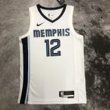 2022-23 Grizzlies MORANT #12 White Edition Top Quality Hot Pressing NBA Jersey