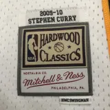 2009-10 WARRIORS CURRY #30 White Retro Top Quality Hot Pressing NBA Jersey