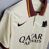 2020-21 Roma Away Retro Soccer Jersey