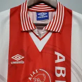 1995-1996 Ajax Home Retro Soccer Jersey