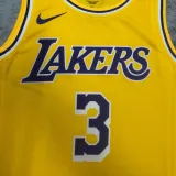 2022-23 LAKERS DAVIS #3 Yellow Top Quality Hot Pressing NBA Jersey(圆领)