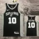 2022-23 SA Spurs SOCHAN #10 Black Top Quality Hot Pressing NBA Jersey