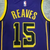 2022-23 LAKERS REAVES #15 Purple Top Quality Hot Pressing NBA Jersey (Trapeze Edition)