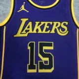 2022-23 LAKERS REAVES #15 Purple Top Quality Hot Pressing NBA Jersey (Trapeze Edition)