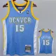 2003-04 Nuggets ANTHONY #15 Light Blue Retro Top Quality Hot Pressing NBA Jersey