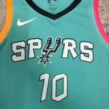 2022-23 SA Spurs SOCHAN #10 Blue City Edition Top Quality Hot Pressing NBA Jersey
