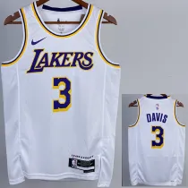 2022-23 LAKERS DAVIS #3 White Top Quality Hot Pressing NBA Jersey(圆领)