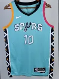 2022-23 SA Spurs SOCHAN #10 Blue City Edition Top Quality Hot Pressing NBA Jersey