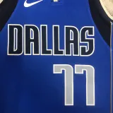 2022-23 Dallas Mavericks DONCIC #77 Blue Home Top Quality Hot Pressing NBA Jersey