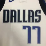 2022-23 Dallas Mavericks DONCIC #77 White Home Top Quality Hot Pressing NBA Jersey